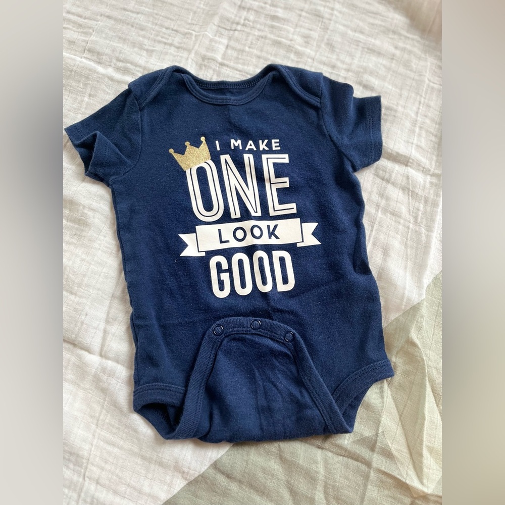 Baby Boy Onesies Size 6-12 Months